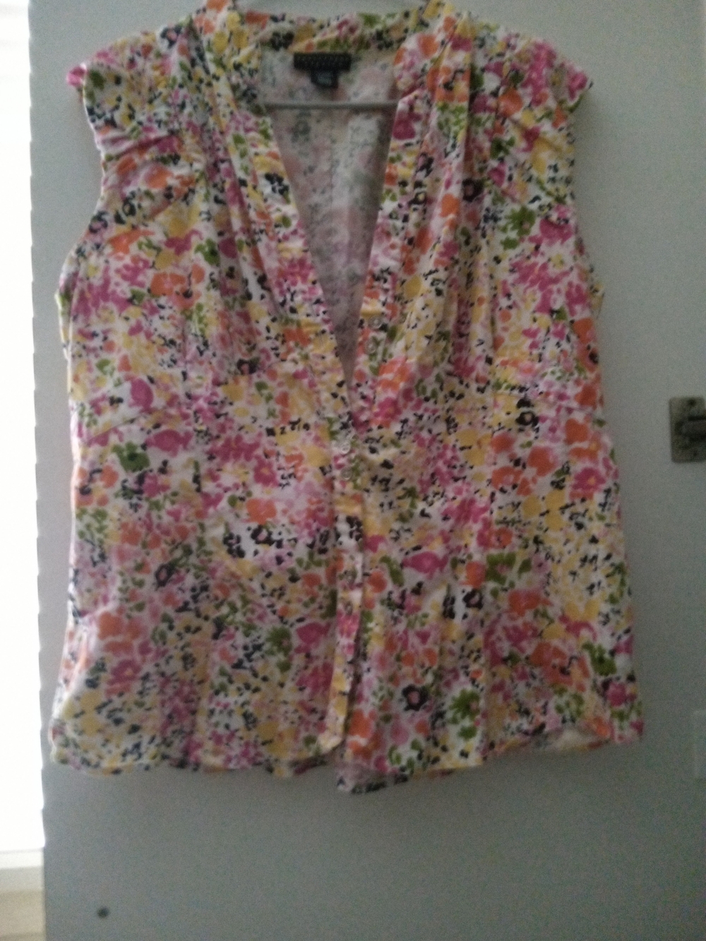 APOSTROPHE Stretch Sz XL Floral Top